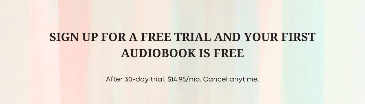Your first book is free when you sign up for a free trial