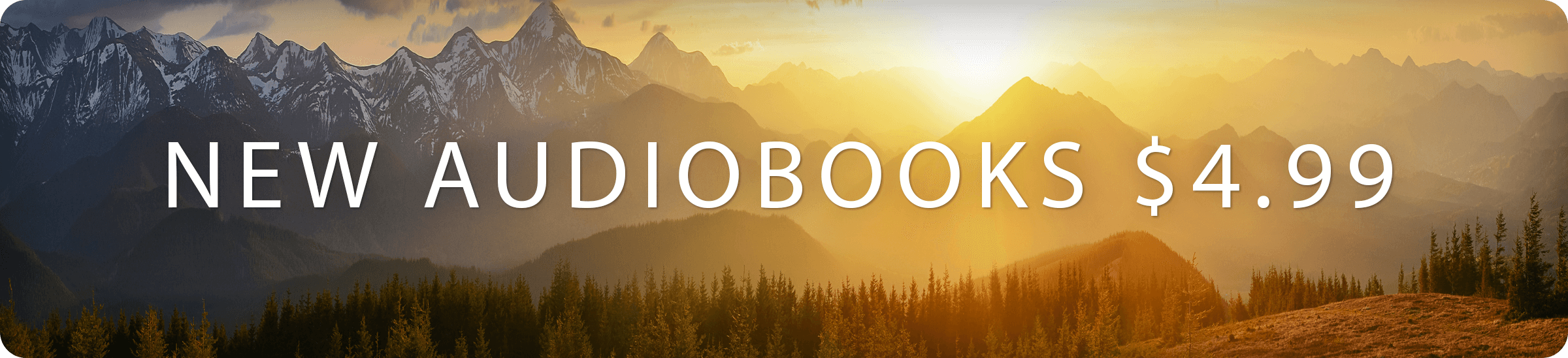 New Audiobooks $4.99